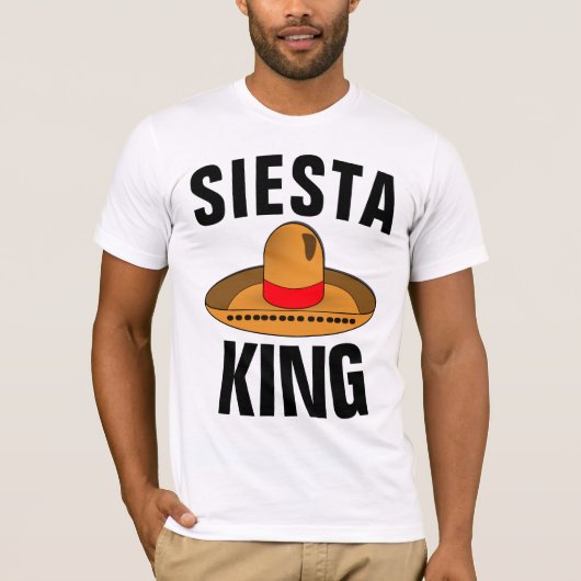 grappige DAD SIESTA (NAP) KING T-shirts (Voorkant)