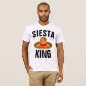 grappige DAD SIESTA (NAP) KING T-shirts (Voorkant volledig)