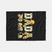 Grappige Dada Bouw Graafmachine Kinder Matching Fa Fleece Deken (Voorkant (Horizontaal))