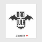Grappige 'Dadcula'-Sticker | Halloween Dad Sticker (Vel)