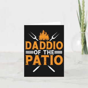 Grappige Daddio van de Patio Vaders Dag BBQ Grill Kaart