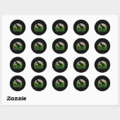 Grappige Daddy Dinosaurus Daddy Grappige Vaders Da Ronde Sticker (Vel)