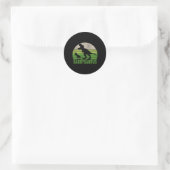 Grappige Daddy Dinosaurus Daddy Grappige Vaders Da Ronde Sticker (Tas)