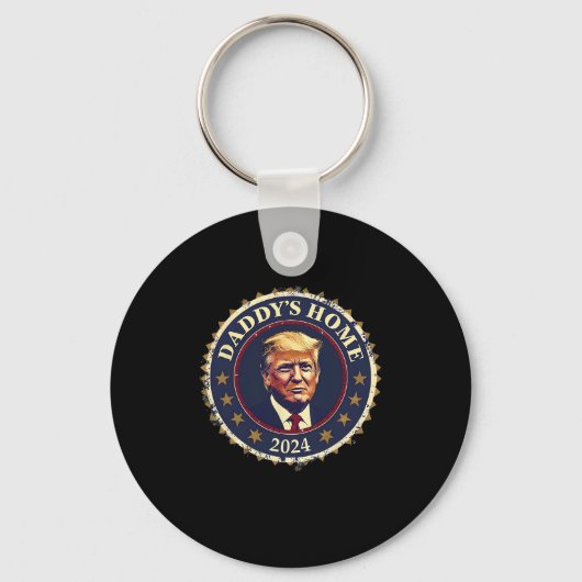 Grappige Daddy's Home 2024 Trump We Won Took Ameri Sleutelhanger (Voorkant)