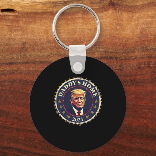 Grappige Daddy's Home 2024 Trump We Won Took Ameri Sleutelhanger (Voorkant)