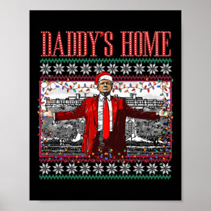 Grappige Daddy's Home Trump Hete Kersttrui Xm Poster