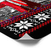 Grappige Daddys Home Trump Lelijke Kersttrui XMA Poster (Hoek)