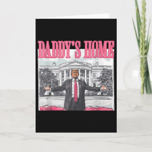 Grappige Daddy's Home Trump Roze 2024 Take America Kaart
