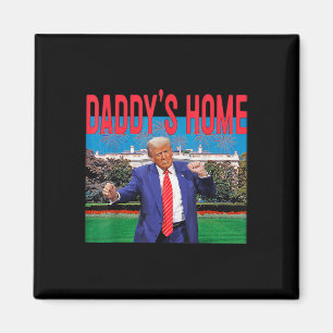 Grappige Daddy's Home Trump Roze 2024 Take America Magneet