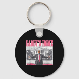 Grappige Daddy's Home Trump Roze 2024 Take America Sleutelhanger