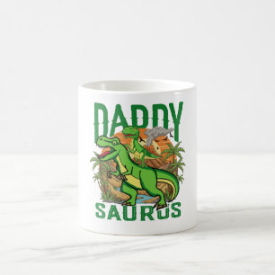 Grappige Daddysaurus T-Rex Dinosaur Cadeau voor Koffiemok