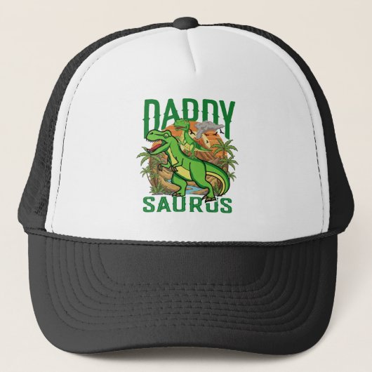 Grappige Daddysaurus T-Rex Dinosaur | Cadeau voor Trucker Pet (Voorkant)