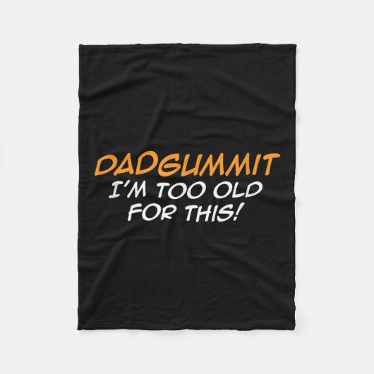 Grappige Dadgummit zinsnede Verjaardag Graphic Fleece Deken (Voorkant)