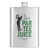 Grappige “Dad's Par-Tee Juice” Golf Drankspel Flacon (Voorkant)
