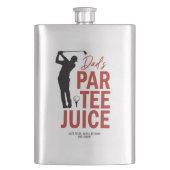 Grappige “Dad's Par-Tee Juice” Golf Drankspel Flacon (Voorkant)