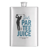 Grappige “Dad's Par-Tee Juice” Golf Drankspel Flacon (Voorkant)
