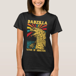 Grappige Dadzilla vader van de monsters  geloof T-shirt