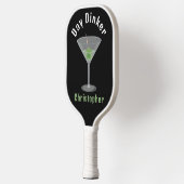 Grappige dag Dinker Gepersonaliseerde Pickleballti Pickleball Paddle (Links)