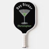 Grappige dag Dinker Gepersonaliseerde Pickleballti Pickleball Paddle (Achterkant)
