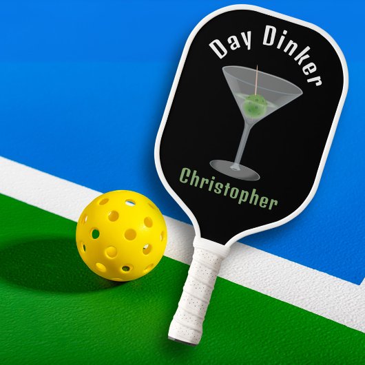 Grappige dag Dinker Gepersonaliseerde Pickleballti Pickleball Paddle