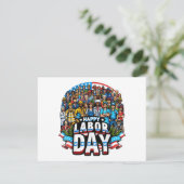 Grappige Dag van de Arbeid Happy American Labor Da (Staand voorkant)