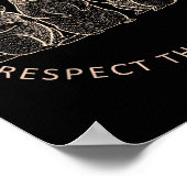 Grappige Dag van de Bosmarmot Meteorologie Respect Poster (Hoek)