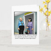 Grappige Dag van de Lerarenwaardering Kaart (Gele Bloem)