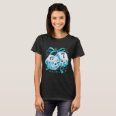 Grappige dag wiskunde 67 dobbelsteen 6 7 meme  t-shirt (Voorkant volledig)