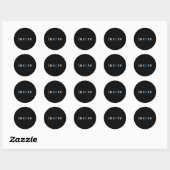 Grappige Dag Wiskunde Wiskunde Docent Geek Nerd Ronde Sticker (Vel)
