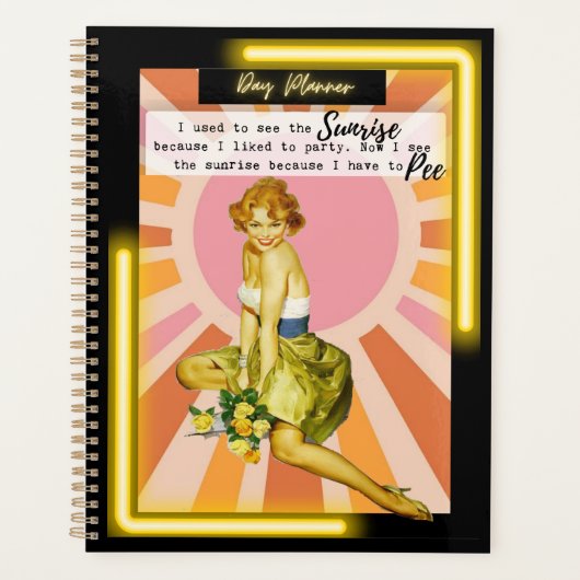 Grappige dagplanner/journal voor vrouwen Sassy-Doc Planner (Voorkant)