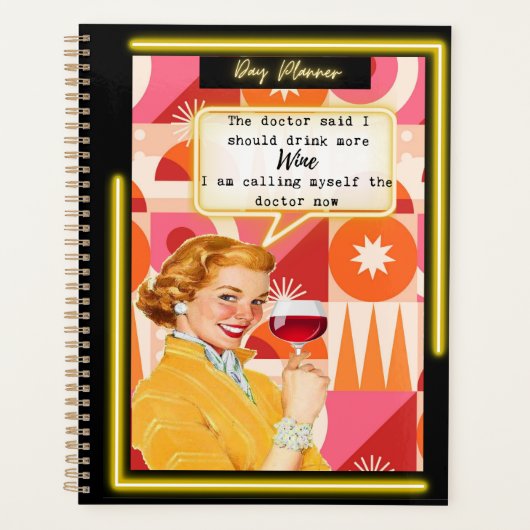 Grappige dagplanner/journal voor vrouwen Sassy-Doc Planner (Voorkant)