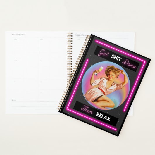 Grappige dagplanner/journal voor vrouwen Sassy-Rel Planner (Display)