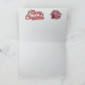 Grappige Dalmatiër Kerstvakantie  Kaart (Binnen)