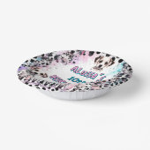 Grappige Dalmatische Puppy Verjaardagsfeestje Papieren Kommen (Gebogen)