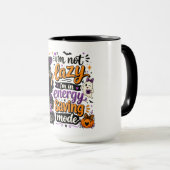Grappige Dame Halloween Mok (Voorkant rechts)