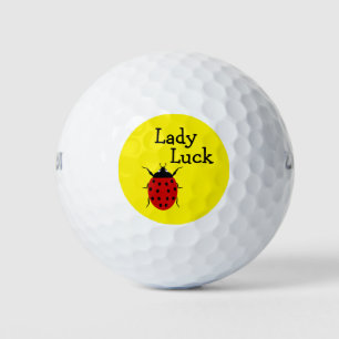 Grappige Dames Lieveheersbeestje Thema Golfballen