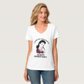 Grappige dames T-shirts, MERK OP DAT JE GANGSTER B T-shirt (Voorkant volledig)