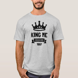 Grappige dammen bordspel: Koning Me T-shirt