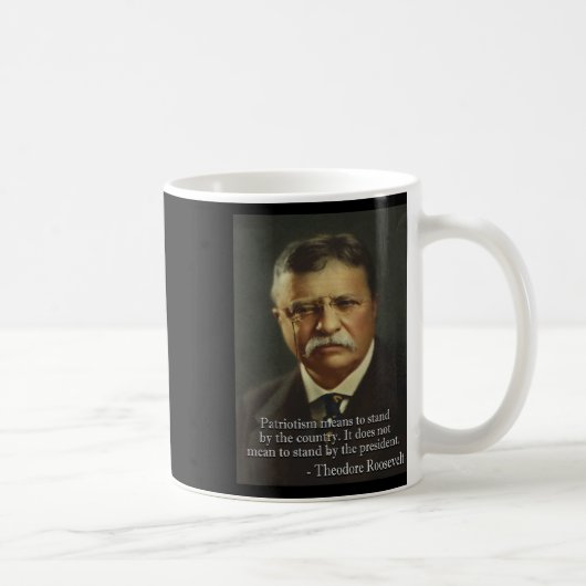 Grappige Dank Meme Design Theodore 'Roosevelt Meme Koffiemok (Rechts)