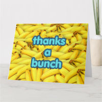 Grappige Dankjewel Kaart Grap Humoristische Banaan