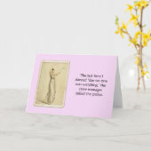 Grappige dans leeg in Ackerman Kaart (Gele Bloem)