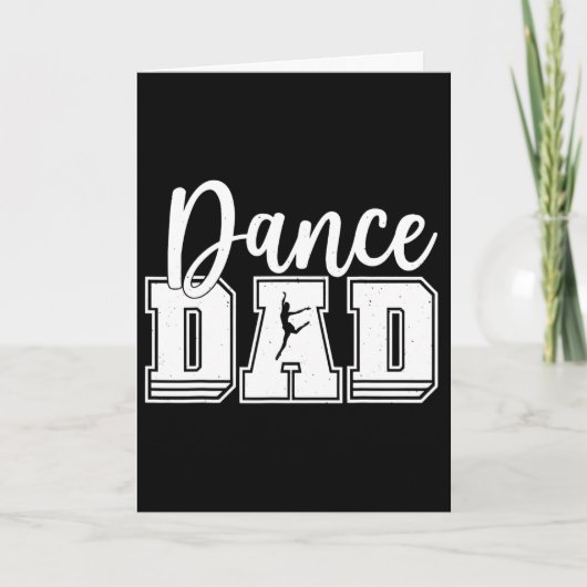 Grappige Dans Vader Trots Danser Dansende Vaderdag Kaart (Voorkant)