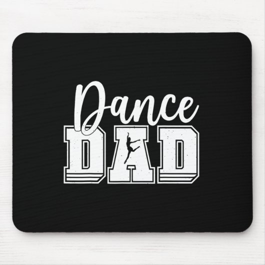 Grappige Dans Vader Trots Danser Dansende Vaderdag Muismat (Voorkant)