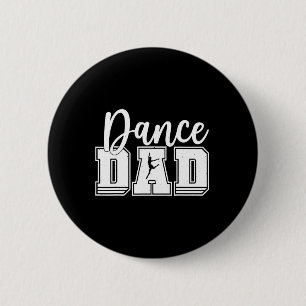 Grappige Dans Vader Trots Danser Dansende Vaderdag Ronde Button 5,7 Cm