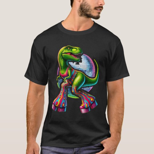 Grappige dansende dinosaurus  t-shirt (Voorkant)