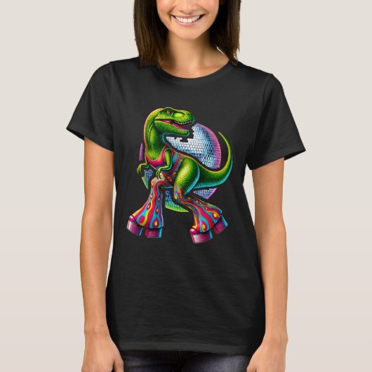 Grappige dansende dinosaurus  t-shirt (Voorkant)