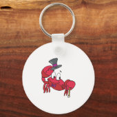 grappige dansende krab sleutelhanger (Voorkant)