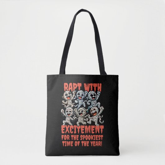 Grappige dansende mummies Verrukt met opwinding Tote Bag (Voorkant)