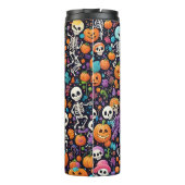 Grappige dansende skeletten Halloween Thermal Tumb Thermosbeker (Achterkant)