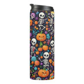 Grappige dansende skeletten Halloween Thermal Tumb Thermosbeker (Geroteerd rechts)
